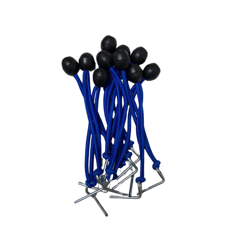 Elástico para lona de piscina com bolinhas e pinos